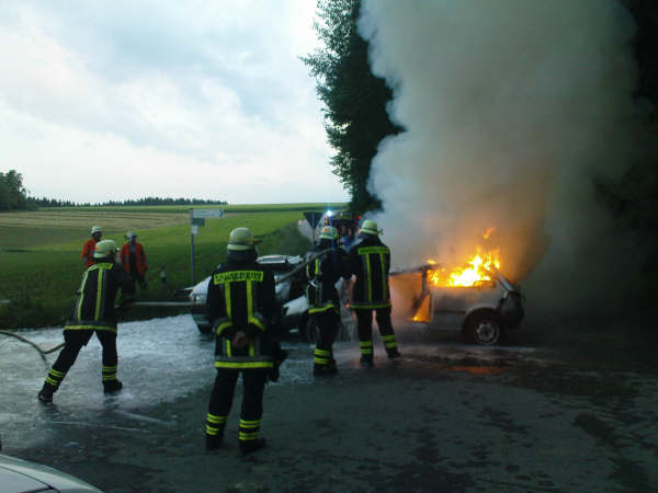 Einsatzübung in Langeneck 2009
