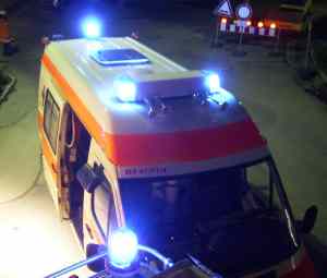 Rettungswagen im Einsatz