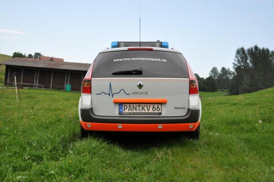 Einsatzfahrzeug HvO Wurmannsquick